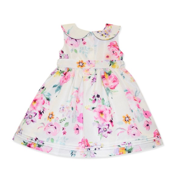Blueberi Boulevard Toddler Girl Floral Sleeveless Fit and Flare Dress 3T NWT - Picture 2 of 3